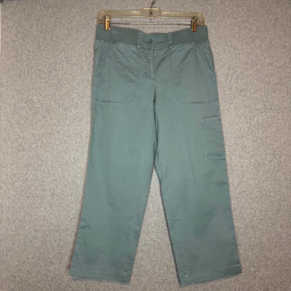 Ann‎ Taylor LOFT Sage Green Cargo Pants Women’s size 2